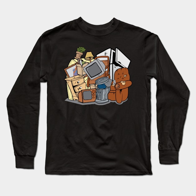 House Long Sleeve T-Shirt by Wanda City